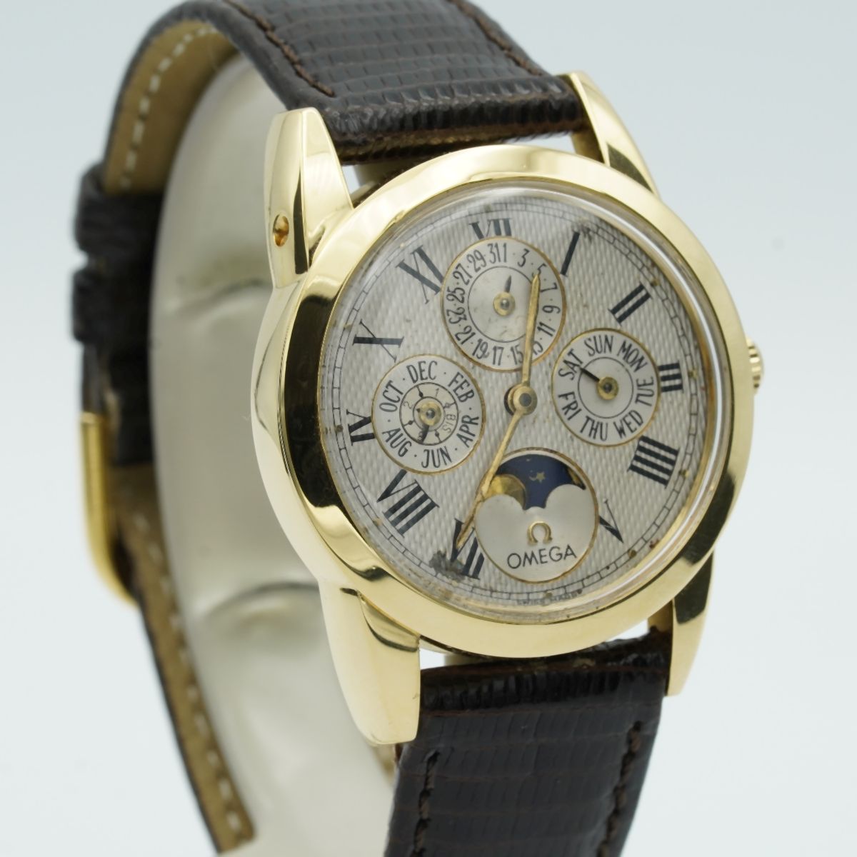 Omega Louis Brandt Chronograph Automatic CAL.1158 Gold 18K Mens 38mm  175.0500