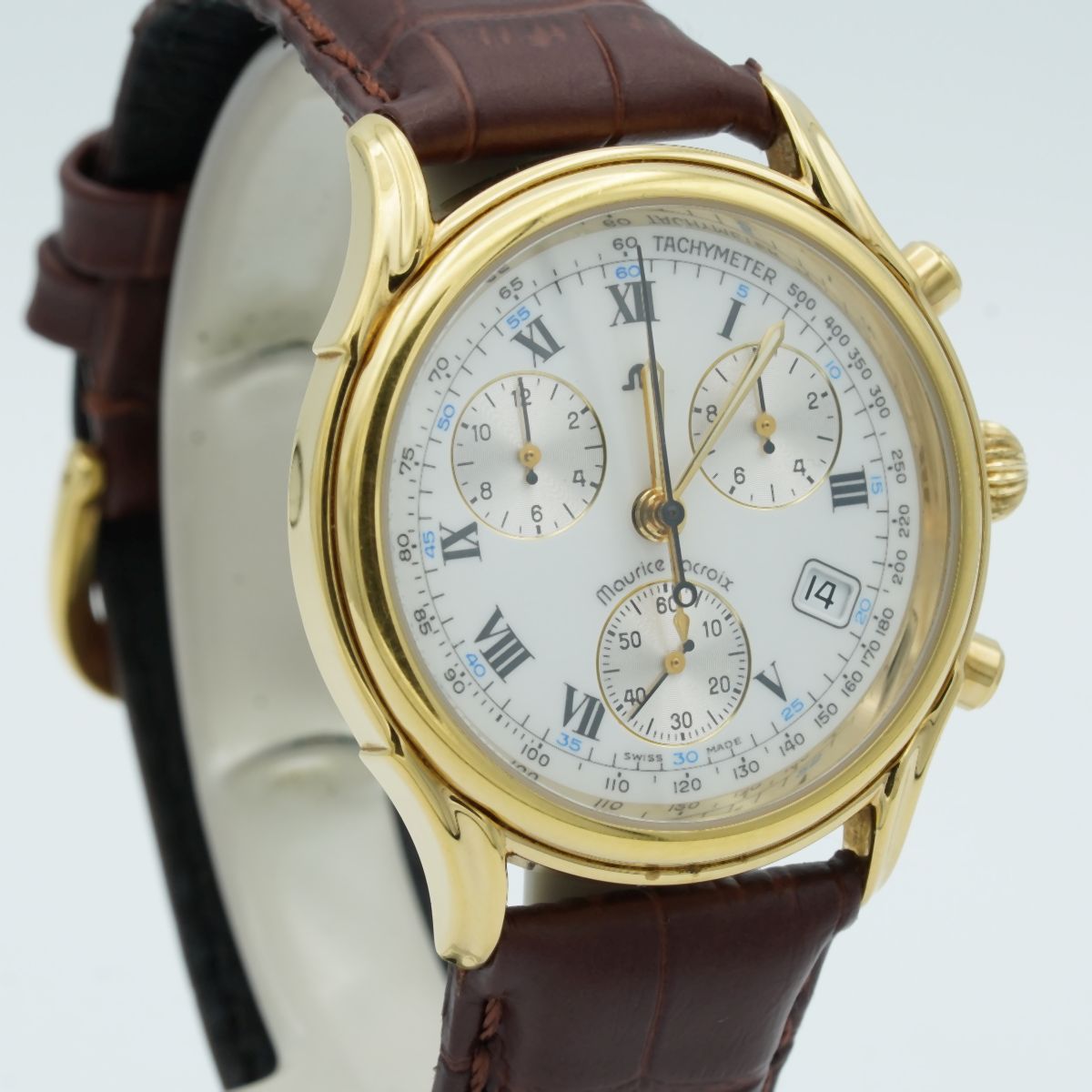 MAURICE LACROIX LES CLASSIQUES QUARTZ CHRONO 04663 STAHL GOLD