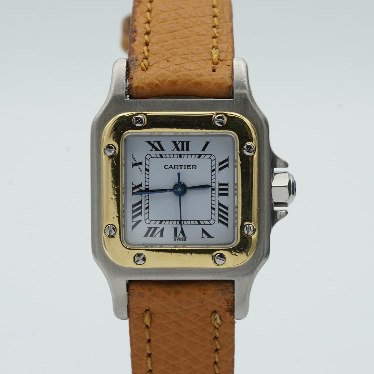 Vintage santos de cartier watch sale